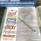 12 Colored Micro Pens 05, Fineliner pens Waterproof Archival Ink Micro Pen Set, Drawing Art Pens for Illustrating, Journaling, Bible Zentangle Supplies