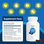 Buy now Core Med Science Liposomal Glutathione Supplement (500mg, 60 Softgels) - Pure Reduced Setria with Phospholipid Complex - Antioxidant Supplement for Energy, and Skin at indiglob india