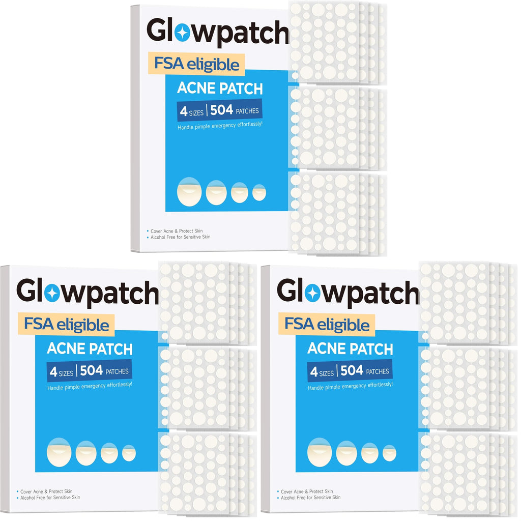 7 Sizes 831 Counts Pimple Patches Variety Pack for Face, Back | Hydrocolloid, Large Blemish Patches for Body, Chin, Chest, Cheek, Shoulder, Neck, Forehead (Dot, Moon, Rectangular, Square)