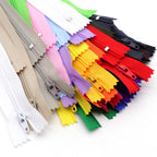 YAKA 80pcs 7 Inches 9 Inches 12 Inches 16 Inches Mixed Nylon Coil Zippers Colorful Sewing Zippers for Tailor Sewing Crafts, 20 Colors