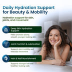 ForestLeaf Hyaluronic Acid Supplements | 100mg High Bioavailable Dietary Hyaluronic Acid Powder Capsules + 50mg VIT C | Supports Skin Hydration, Joint Lubrication, Anti-Aging, Hair & Nails | 120 Caps