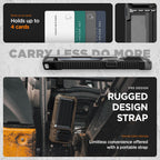 Buy now VRS DESIGN Damda Glide Ultimate for iPhone 15 Pro Max (2023), Premium Sturdy Fully Covered Camera Lens Protection Wallet Case with Multi-Functional Strap (Matte Black) at indiglob india