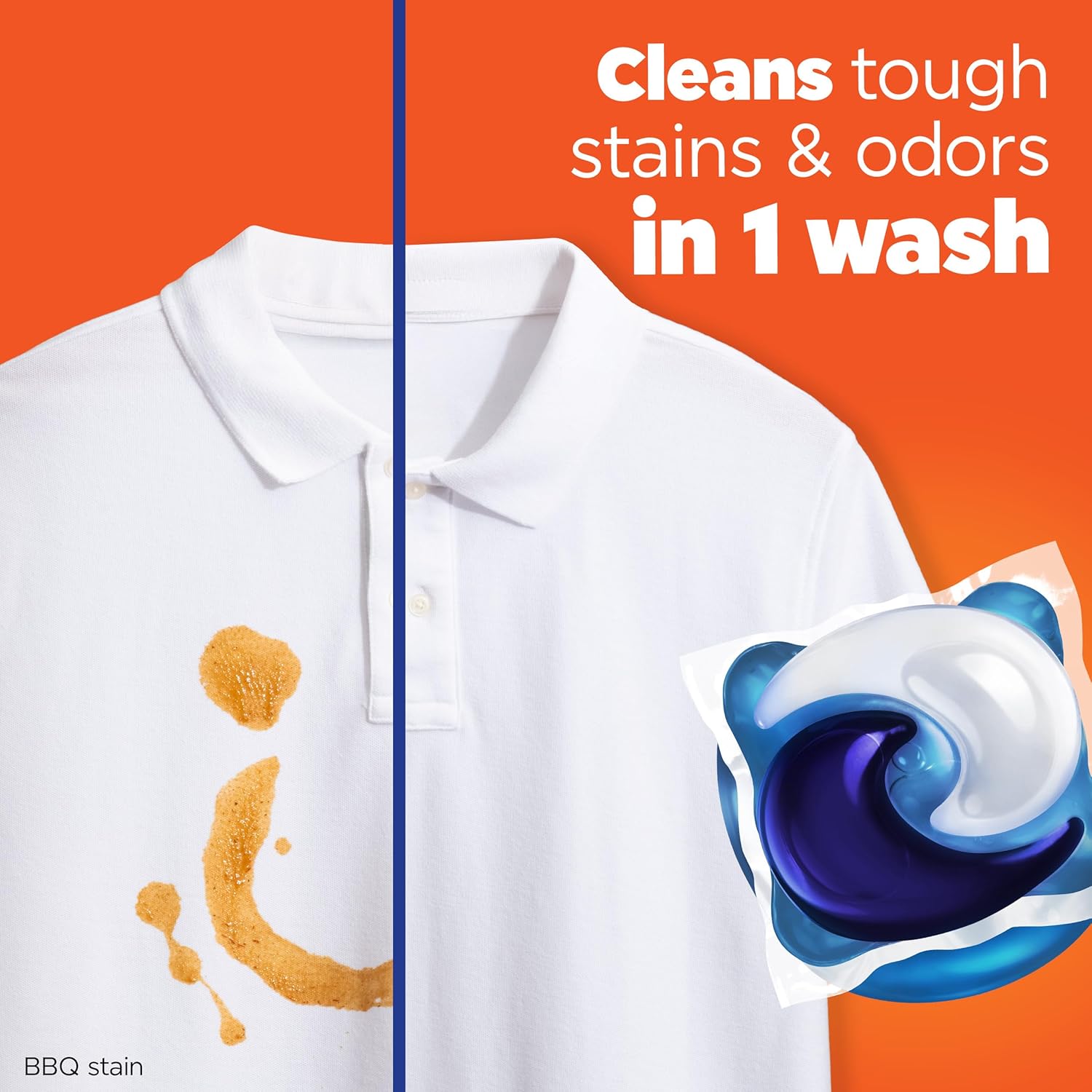 Buy now Tide PODS laundry detergent pacs, 3-in-1 Stain Remover, Odor Fighter, Color Protector, 76 Count, HE compatible, Spring Meadow Scent at indiglob india