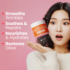 SeoulCeuticals 97.5% Snail Mucin Korean Face Moisturizer Day & Night Cream | 2oz Anti Wrinkle Anti Aging Repair, Natural Organic Cruelty Free Skin Care, K Beauty Facial Skincare for Oily Normal Dry Skin