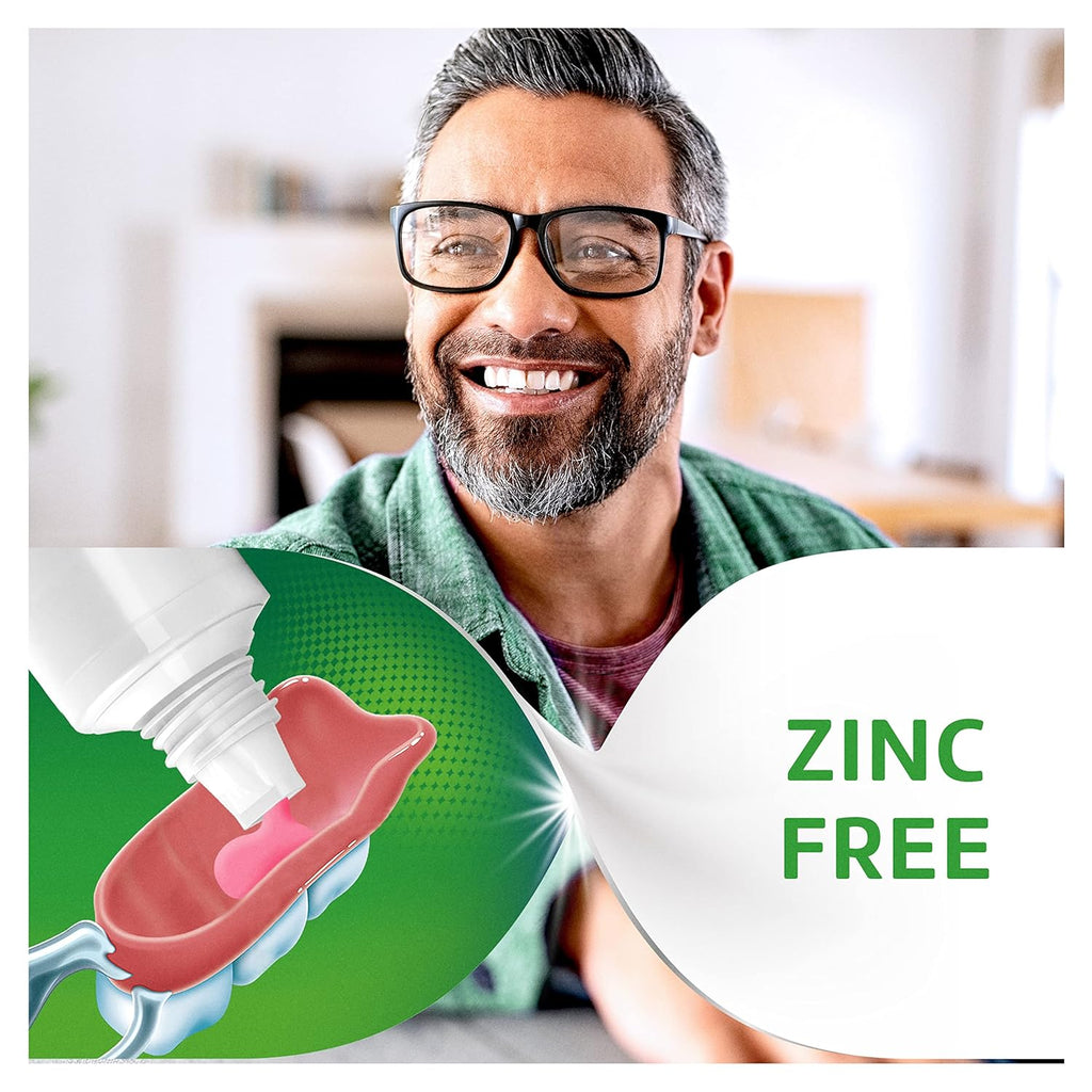 Buy now Super Poligrip Zinc Free Denture and Partials Adhesive Cream, 2.4-ounce Twin pack at indiglob india