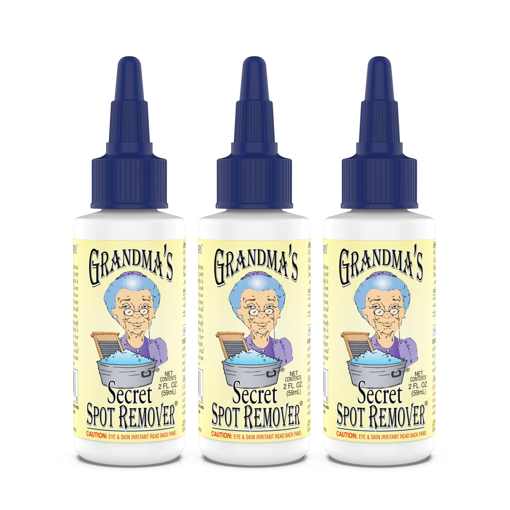 Buy now Grandma's Secret Spot Remover for Clothes - Chlorine, Bleach and Toxin-Free - Fabric Stain Remover Removes Oil, Paint, Blood and Pet Stains – 2 Ounce, Pack of 2 at indiglob india