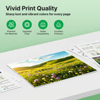 62XL Ink Cartridges Black and Color Replacement for HP Ink 62 HP 62XL