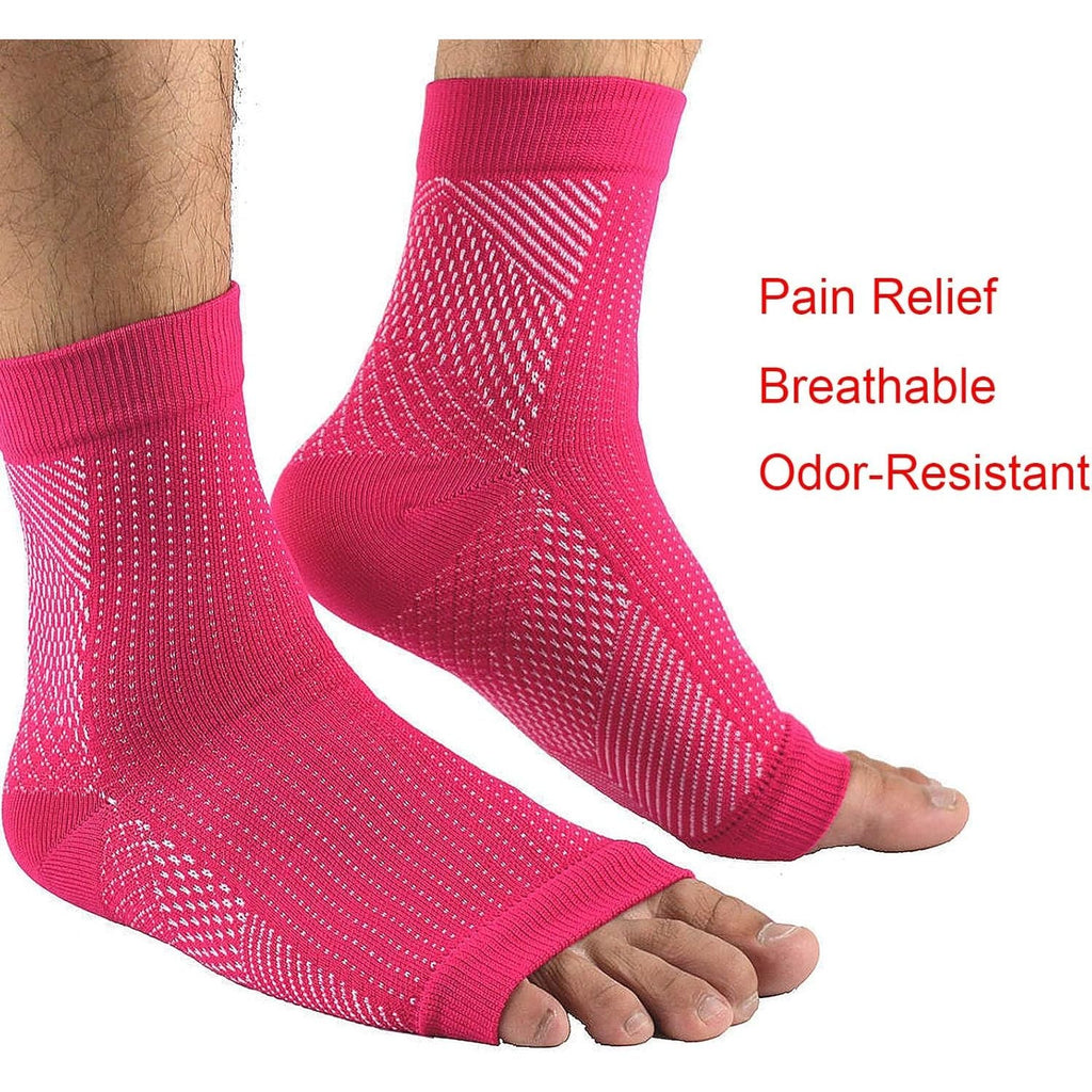 Buy now Heelsium Pain Relief Socks, Heelsium Instant Pain Relief Socks, Compression Socks for neuropathy pain, plantar fasciitis socks for women (Black,2pairs,L) at indiglob india