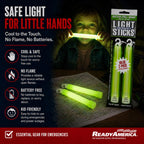 Ready America 27217 8-Hour Emergency Lightsticks, Green (2 Pack)