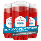 Old Spice Aluminum Free Deodorant For Men, High Endurance, 24/7 Sweat Defense & Odor Protection to Eliminate Odors, 24/7 Freshness & Lasting Scent, Sport Scent, 3.0 oz (Pack of 3)