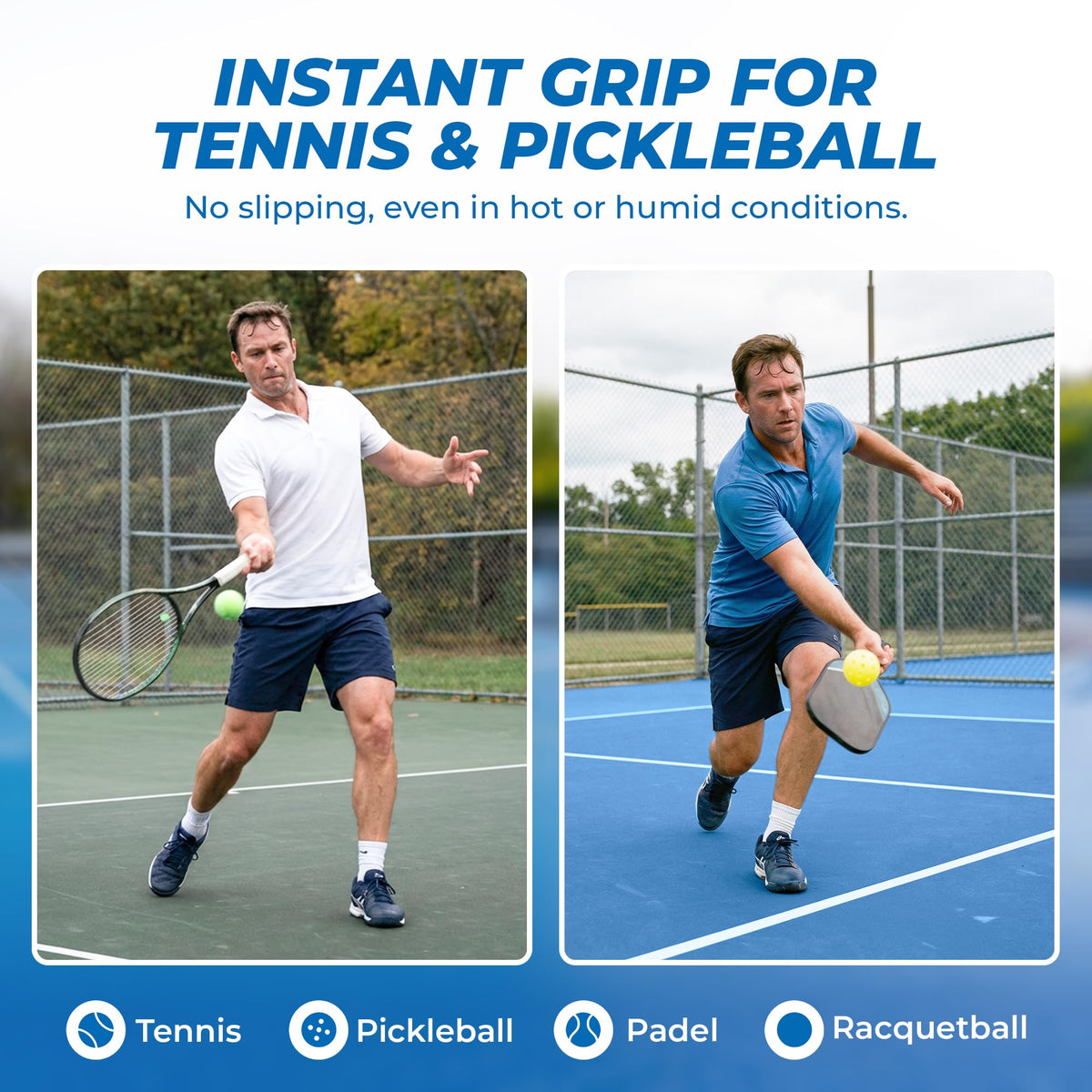 Tourna Tac Rag Tacky Grip Cloth for Tennis, Pickleball & Sports (2-Pack) – Grip Enhancer for Hands & Handles, No Residue, Reusable Anti-Slip Grip Aid
