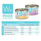 Weruva Wx Phos Focused, Chicken Formula in Gravy 3oz Can, Pack of 12