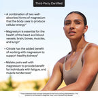 THORNE Magnesium CitraMate, Magnesium Citrate & Malate, 90 Capsules | Supports Heart Health, Skeletal Muscles, Cardiac & Lung Function, Bone Density, Fatigue & More*, NSF Contents Certified