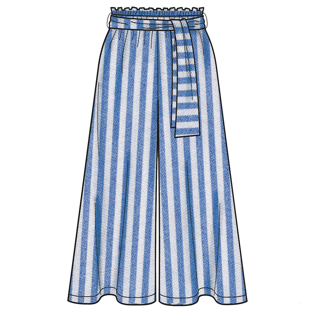 Buy now Simplicity US8605A Easy to Sew Women's Skirts and Loose Fitting Pants Sewing Patterns, Sizes 6-24 at indiglob india