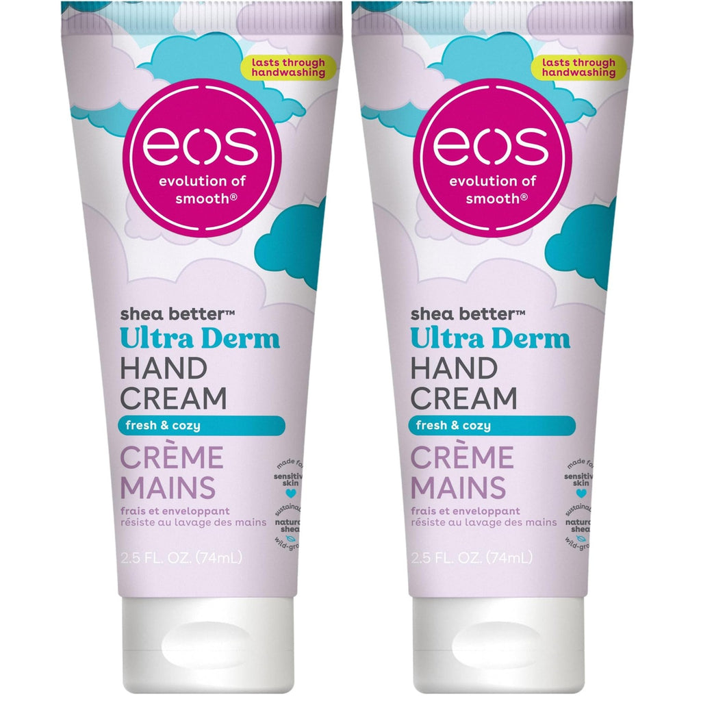Buy now eos Shea Better Hand Cream – Fresh & Cozy, Hand Lotion, Hand Lotion for Dry Skin, Hydrating, Shea Butter, Dry Skin Relief, Travel Size, 2.5 oz Fresh & Cozy 2.5 Fl Oz (Pack of 2) at indiglob india