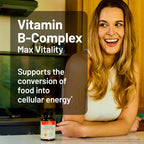 NatureWise Vitamin B Complex for Women and Men - with Folic Acid Biotin B1 B2 B3 B6 B12 - Support Cellular Energy & Mental Clarity - Gluten & Dairy Free - 60 Softgels[2-Month Supply]