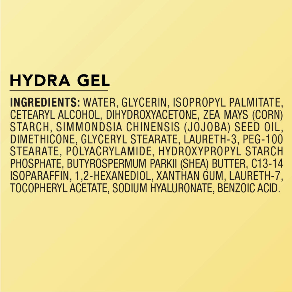 Jergens Natural Glow Hydra Gel Self Tanner, Fair to Medium, 8.3 fl oz | Gradual Self Tanning Gel, Hyaluronic Acid, Hydrating, Fragrance-Free, Fair to Medium Skin, Buildable Glow