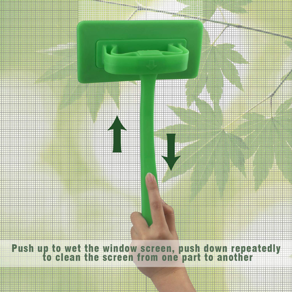 MyLifeUNIT Mesh Screen Cleaner, Detachable Window Screen Cleaning Brush