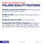 Polaris Genuine Parts R0522400 Sweep Hose Scrubber Replacement