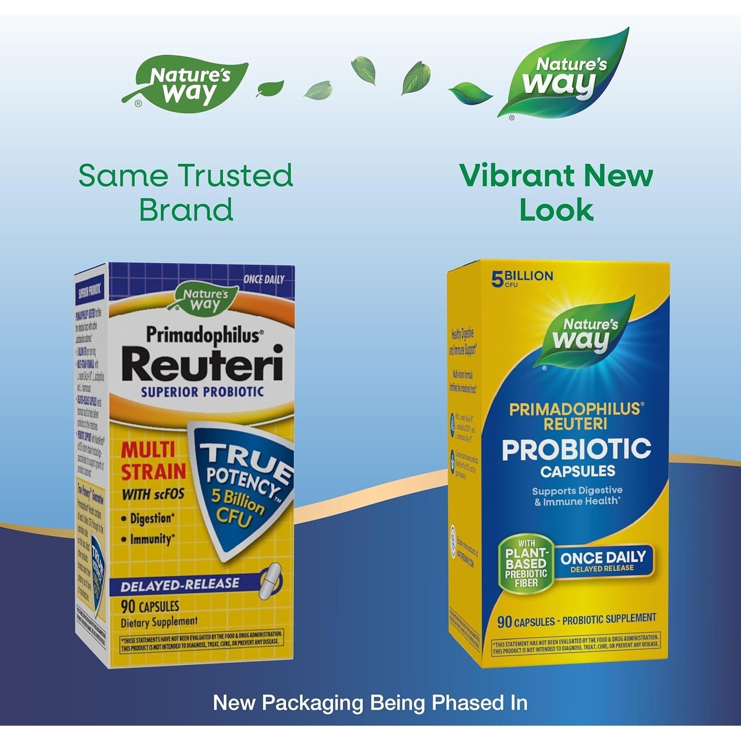 Buy now Nature's Way Primadophilus Reuteri Probiotic, Supports Digestive & Immune Health*, 5 Billion Live Cultures, 90 Capsules (Packaging May Vary) at indiglob india
