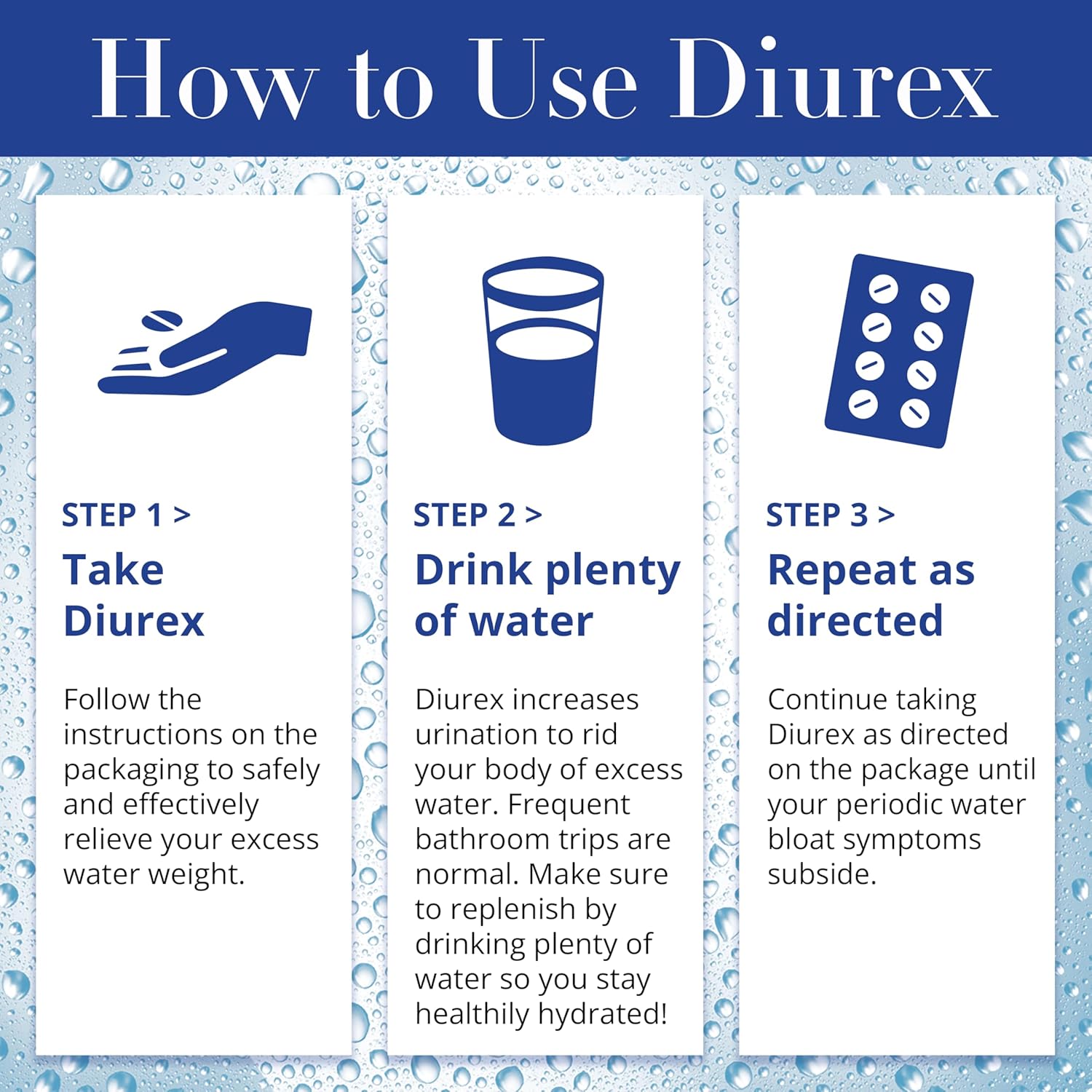 Buy now Diurex Caffeine-Free Bloat Relief, Maximum Strength, Relieve Water Bloat Discomfort, Up to 6 Hours of Relief, 24 Count at indiglob india
