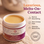 Vitality Extracts Frank+ Helichrysum Balm - 2oz, Frankincense Boswellia Serrata, Helichrysum Gymnocephalum, All-Natural Relief, Skin Soothing, Beeswax