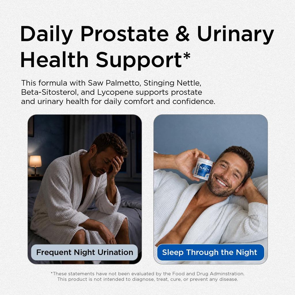 NAD Supplement for Men – Liposomal NAD+ NMN Alternative Nitric Oxide Prostate Health Supplements with Resveratrol, CoQ10, L Citrulline and Lycopene for Anti-Aging & Cellular Energy Support 60 Capsules