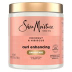 Shea Moisture Curl Enhancing Smoothie Hair Cream for Thick, Curly Hair Coconut and Hibiscus Sulfate Free and Paraben Free Curl Cream 20 oz | For curly hair - moisturizes, defines curls, and reduces frizz with Coconut Oil, Neem Oil and Silk Protein.