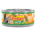 Purina Friskies Indoor Cat Food Pate, Chicken Dinner (24) 5.5 oz Cans