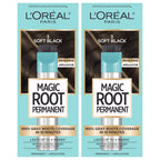 Buy now L'Oreal Paris Magic Root Rescue 10 Minute Root Hair Coloring Kit, Permanent Hair Color with Quick Precision Applicator, 100 percent Gray Coverage, 4 Dark Brown, 2 count at indiglob india