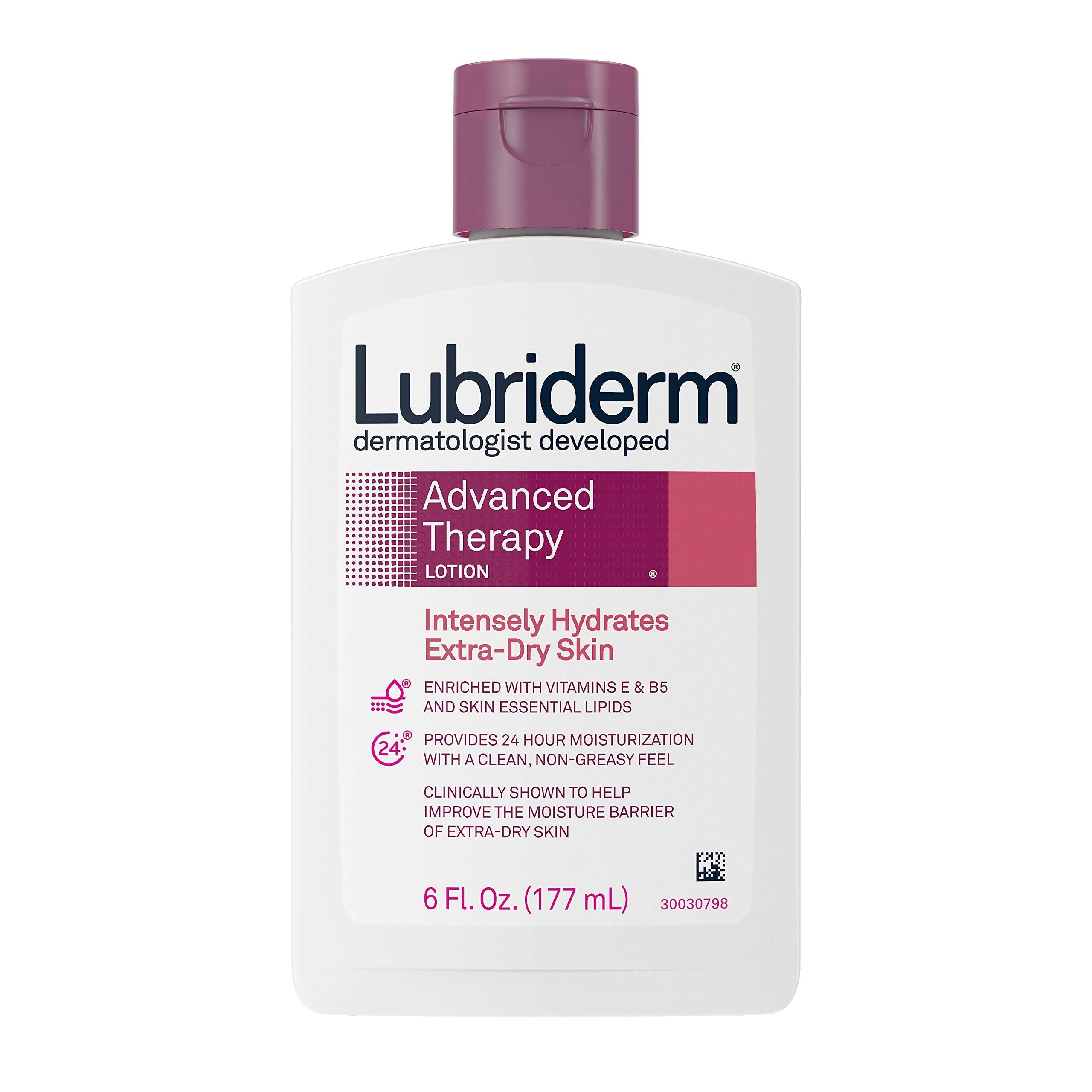 Buy now Lubriderm Advanced Therapy Moisturizing Lotion with Vitamins E and B5, Deep Hydration for Extra Dry Skin, Non-Greasy Formula, 24 fl. oz at indiglob india