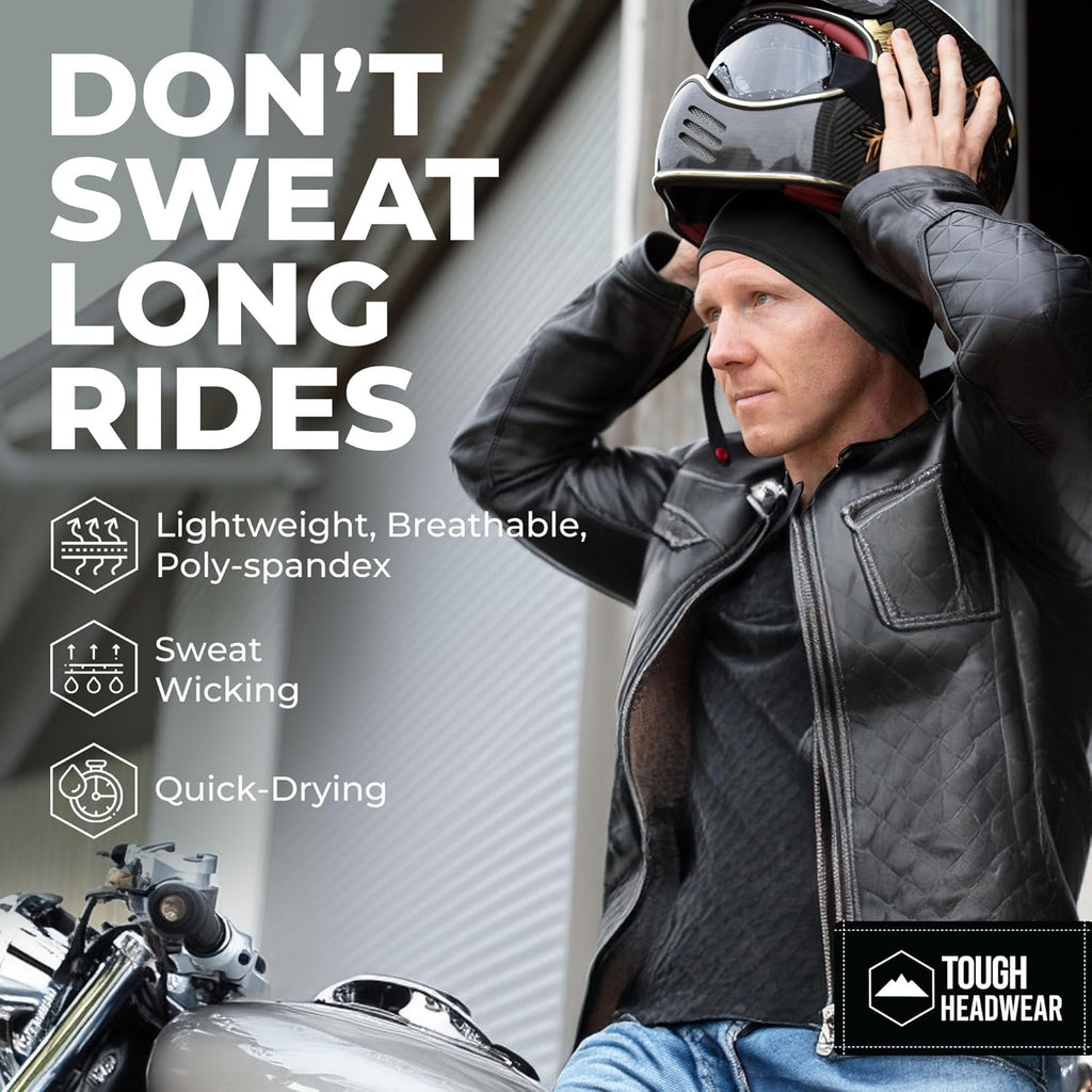 Buy now Cooling Skull Cap for Men - Hard Hat Liner, Cycling Cap, Head Caps for Men, Helmet Liner for Motorcycle at indiglob india