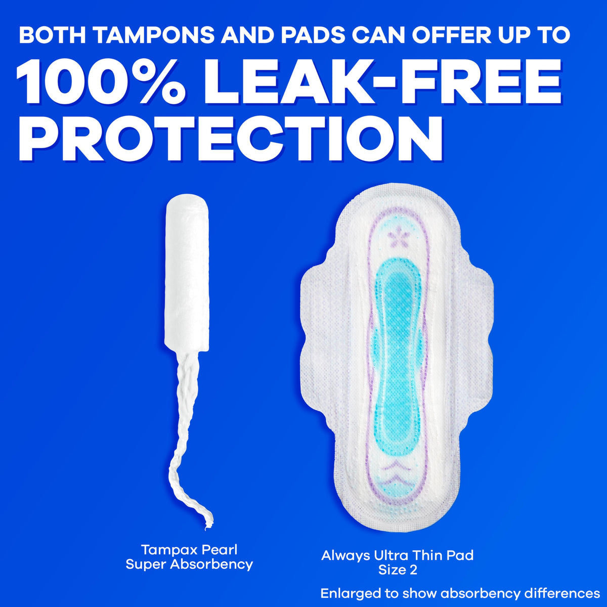 Tampax Pearl Tampons Multipack, with LeakGuard Braid, Super/Super Plus/Ultra Absorbency, Up to 100% Leak and Odor Free Protection, Unscented, 45 Count
