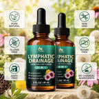 25-in-1 Lymphatic Drainage Drops – Lymphatic Drainage Supplements for Lymph System, Immune Support, Natural Cleanse & Detox - Daily Supplement High Absorption for Overall Wellness 2 Fl Oz (60ml)