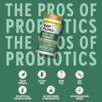 Raw Flora Bloat and Gas Probiotic for Women & Men | 60 Capsules