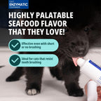 C.E.T. Oral Hygiene Kit for Cats, Seafood flavor Toothpaste with Toothbrush