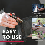 SABRE Pepper Spray & 3-in-1 Stun Gun with Flashlight and Anti-Grab Bar Technology, Self Defense Kit, 35 Bursts, 10 Ft (3 m) Range, 120 Lumens LED Light, Rechargeable Battery (Set of 2)
