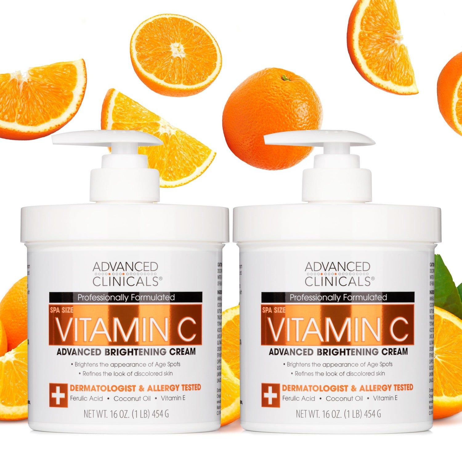 Buy now Advanced Clinicals Vitamin C Cream Visibly Brightening Body Lotion | Vitamin C Moisturizer Skin Care Body Cream For Women & Men Helps Visibly Improve Look Of Dark Spots & Uneven Skin Tone, 2-Pack at indiglob india