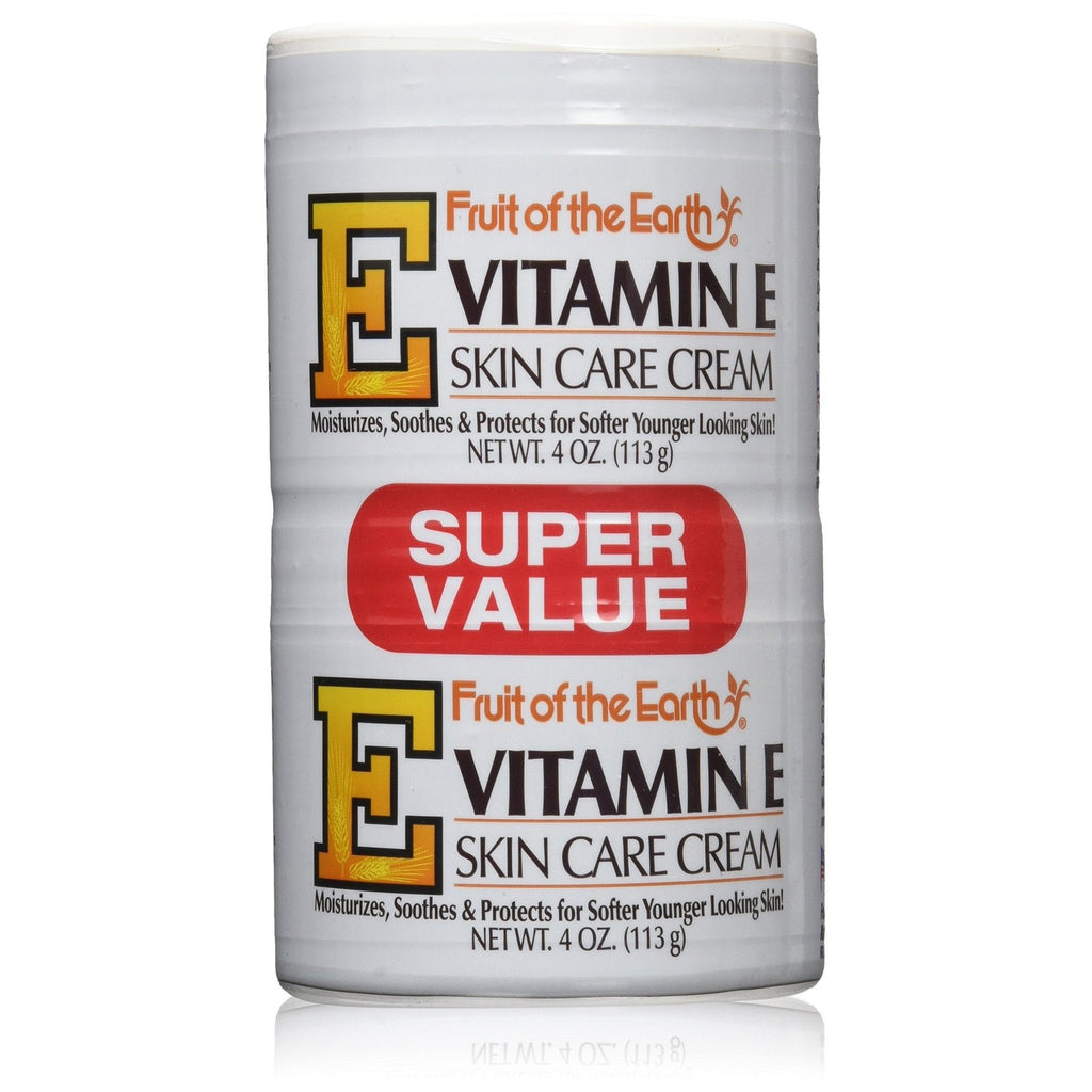 Fruit of the Earth Vitamin E Skin Care Cream 4 Ounce Cream