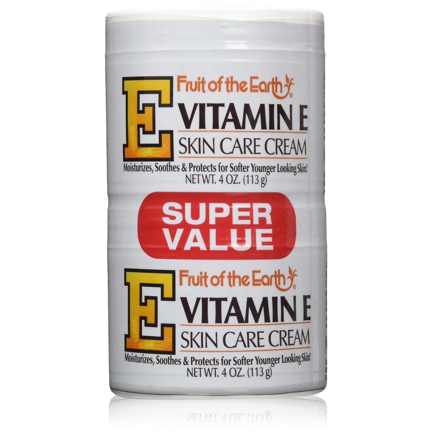 Fruit of the Earth Vitamin E Skin Care Cream 4 Ounce Cream