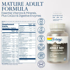 SOLARAY Once Daily Adult 50 Plus Complete Multivitamin, 90 VegCaps