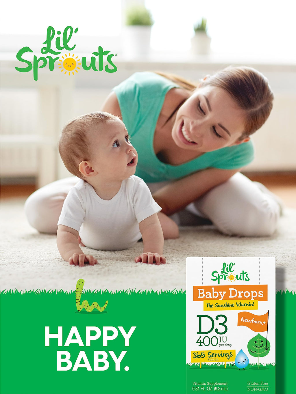 Carlyle Baby Vitamin D3 Liquid Drops | 400 IU