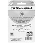 Ticonderoga Wedge Erasers, Pink, 3 Count