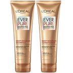 Buy now L'Oreal Paris Shampoo, Sulfate Free, Triple Action Hydration for Dry Hair, EverPure, 8.5 Fl Oz (Packaging May Vary), Damaged, Color-Treated Hair, Apricot Oil Infused, Deep Nourish at indiglob india