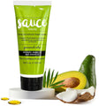 SAUCE Deep Conditioning Hair Mask, Guacamole Whip, 3.4 Fl Oz | Frizz Control for Dry, Damaged Hair, With Avocado, Honey, Monoi & Argan Oil, All Hair Types, Paraben & Sulfate-Free