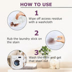 Buy now Laundry Stain Remover Stick, Pre Wash Spot Cleaner for Clothes Fabric Cotton, Wool, Synthetics, for Oil, Blood, Coffee, Wine | Clean on the Go, 1 Pack at indiglob india