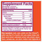 Metamucil Fiber Gummies for Adults with Probiotics for Bloating Relief, No Sugar Added Strawberry Kiwi BlackBerry Flavors, 5g Prebiotic Plant Based Fiber Supplement Blend, 90 Count