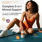 Formula IQ Recuperate IQ Copper Supplement | High Absorption | 60 Capsules