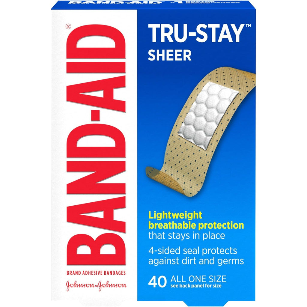 Buy now Band-Aid Brand Tru-Stay Clear Spots Bandages for Discreet First Aid, All One Size, 50 Count 40 Count (Pack of 1) All One Size at indiglob india