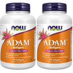 NOW Foods Supplements, ADAM™ Men's Multivitamin with Saw Palmetto, Plant Sterols, Lycopene & CoQ10, 180 Softgels
